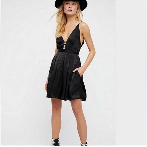 Free People Gabby’s Party All Night Fit and Flare Dress - Picture 2 of 9